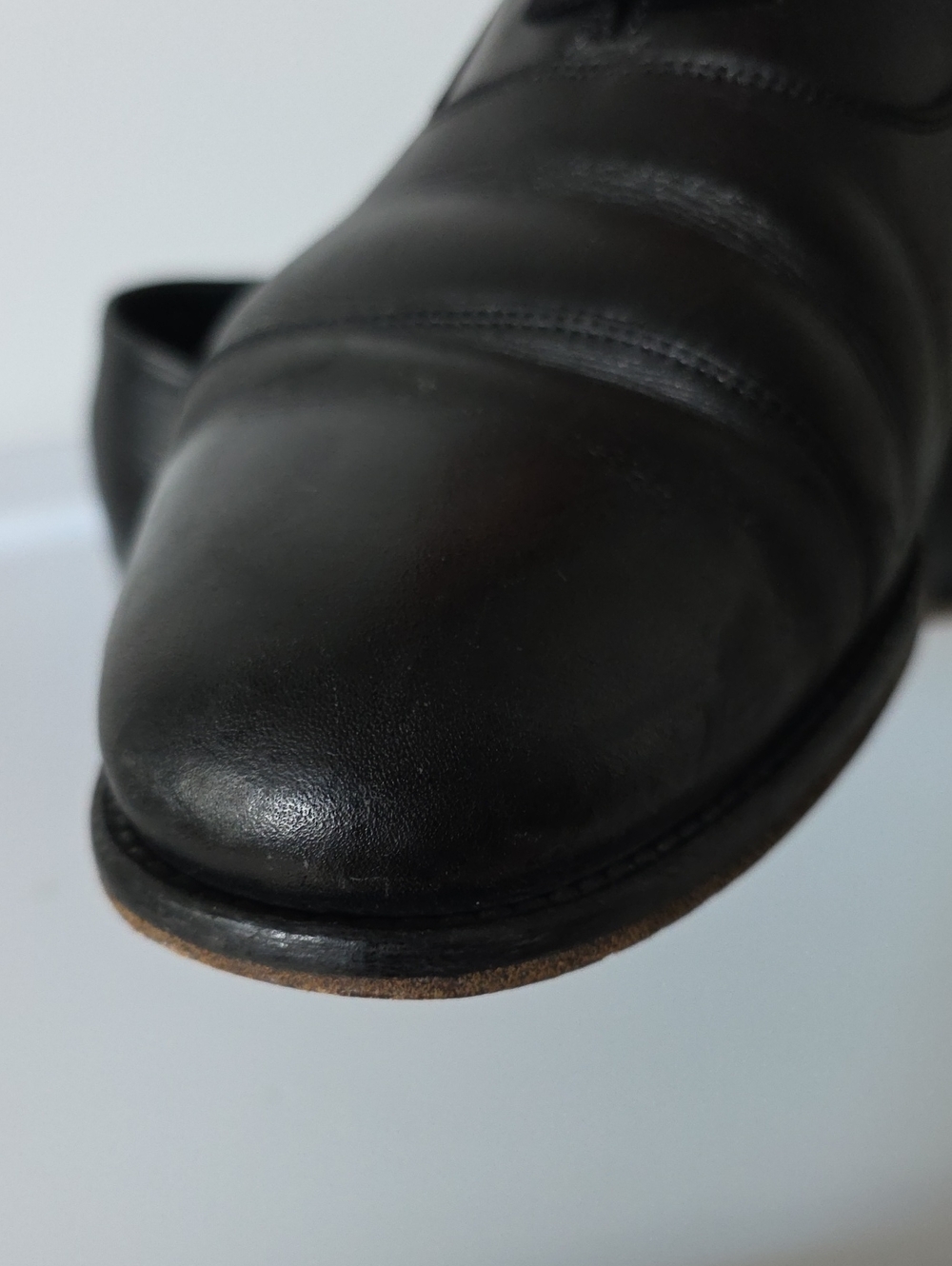 Mens Thursday Boot Co. Black Leather Chairman Dress Shoes - US 15 Wide - Picture 6 of 13